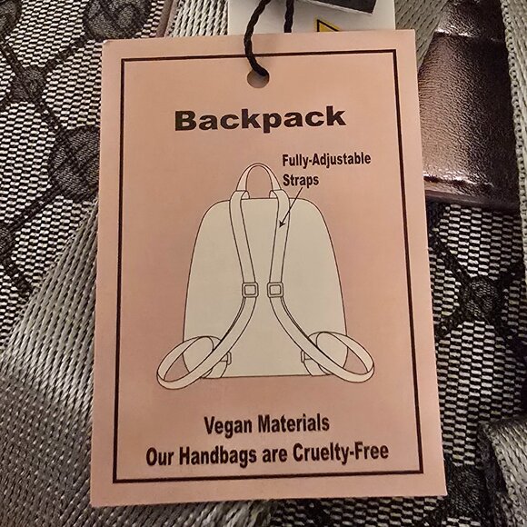 NWT XoXo Vegan Material Backpack - Picture 3 of 3
